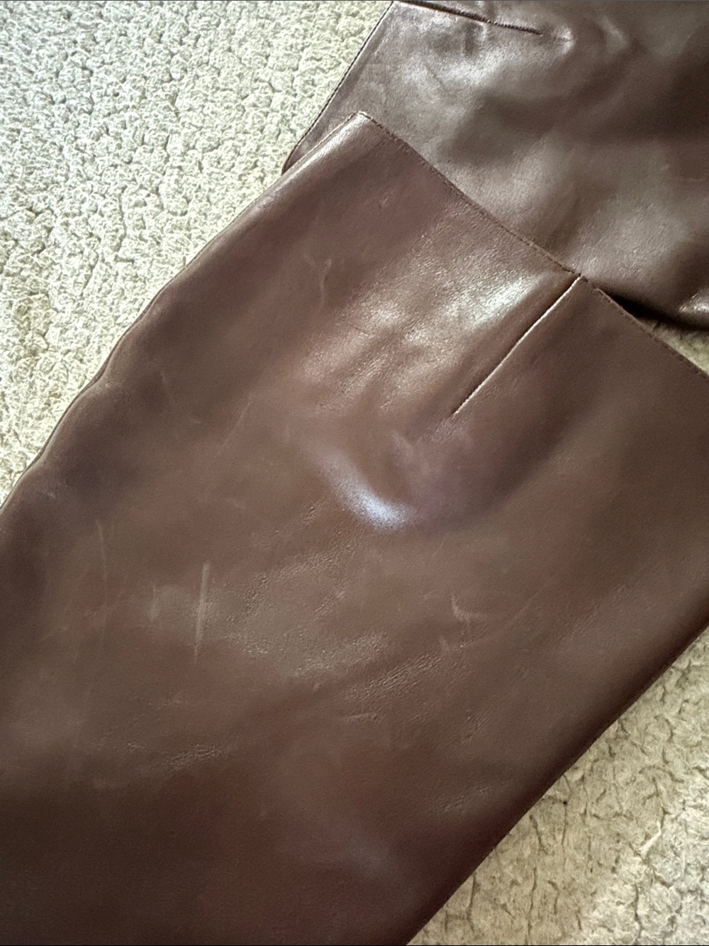 Lauren Ralph Lauren Brown Leather Mika Riding Boots 6.5 - Picture 9 of 10